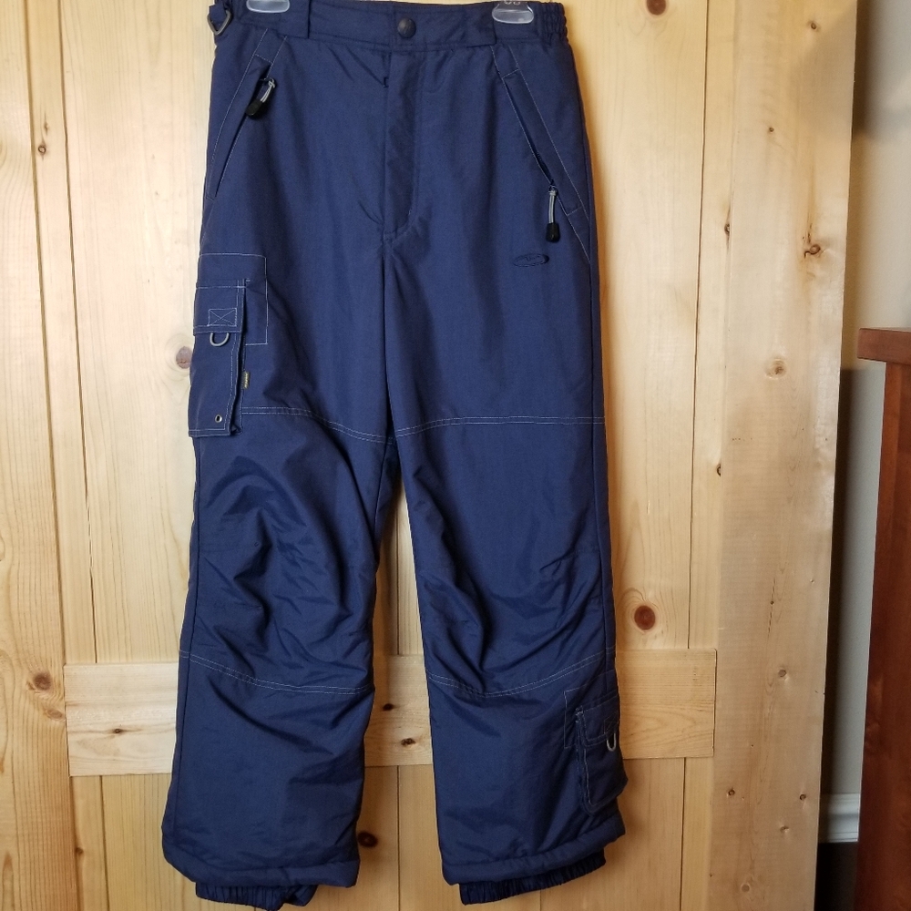 Mobius All Weather Navy Blue Junior Kids Ski Snow Pants